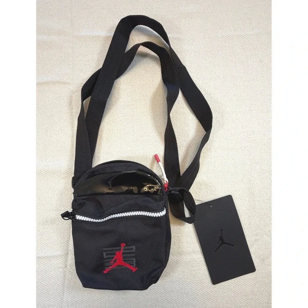 Jordan Jumpman Festival Bag Black Crossbody Messenger Bag 9A0702-023 NWT